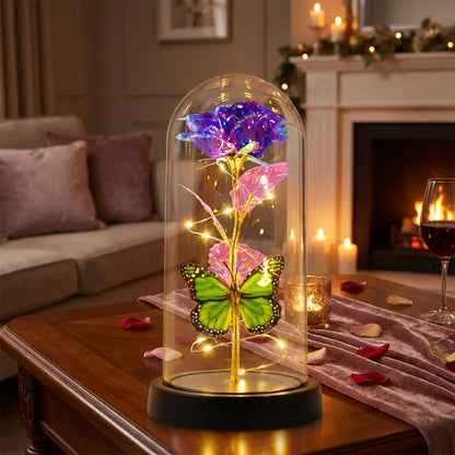 LED Preserved Rose Dome
