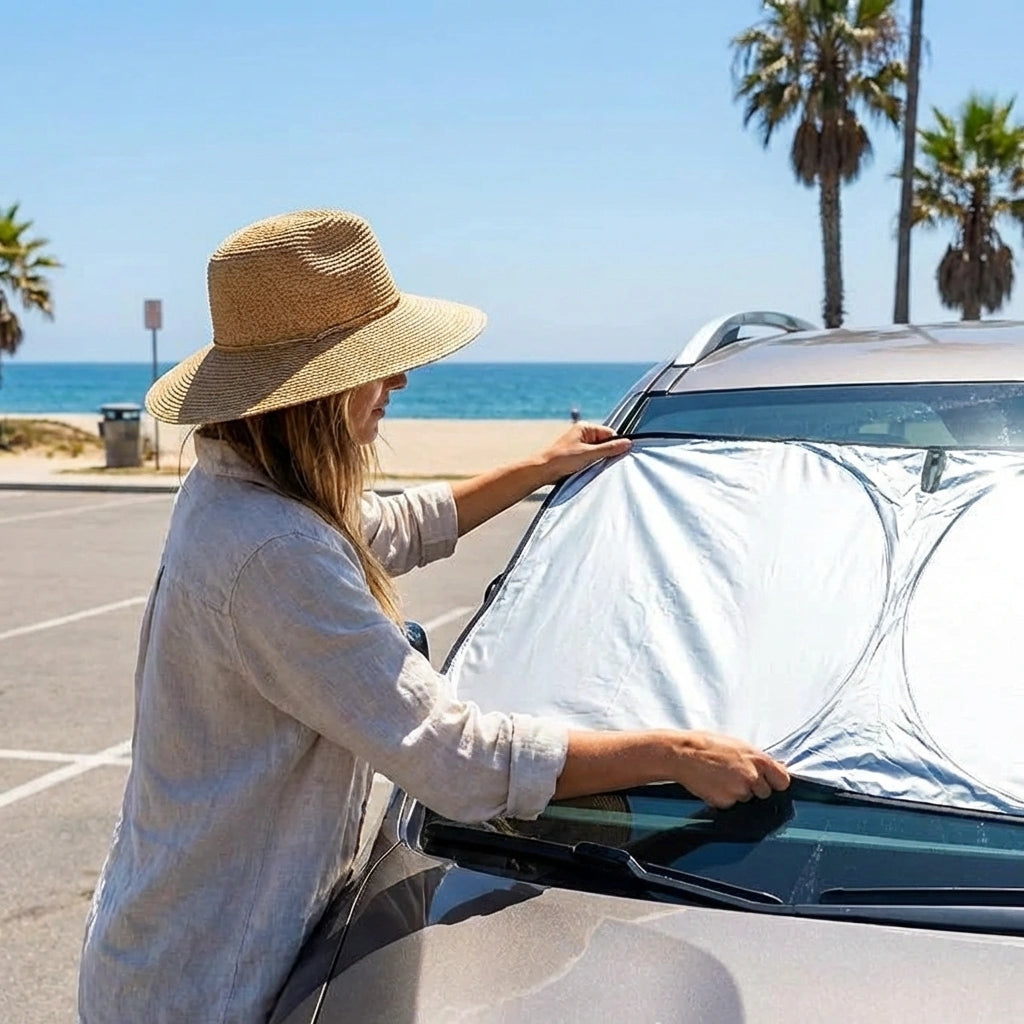 Folding Car Window Sunshade Cover