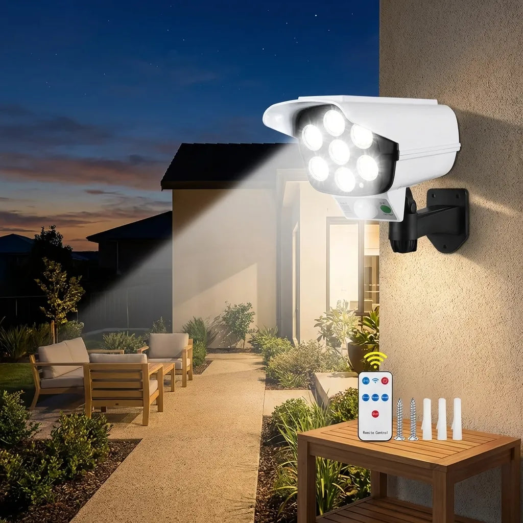 Solar Security Light Camera