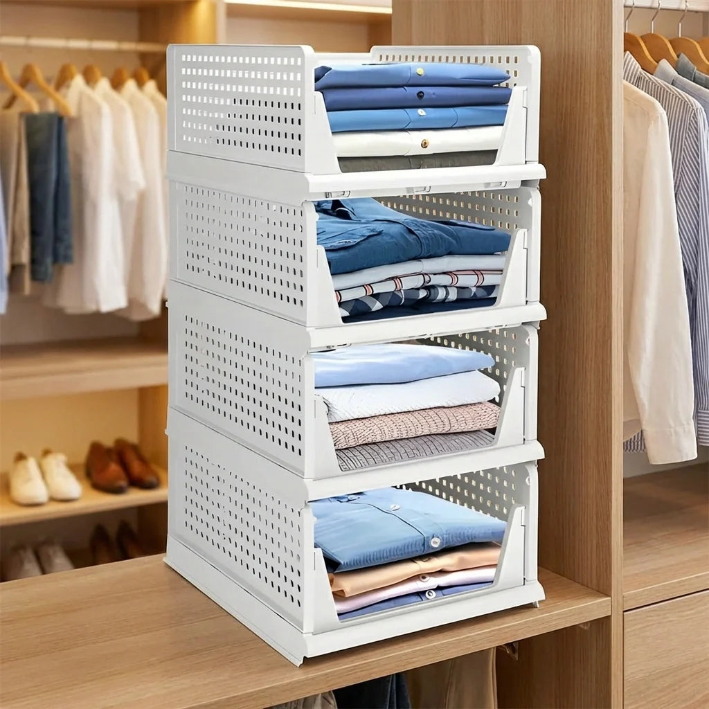 Stackable Foldable Closet Drawers