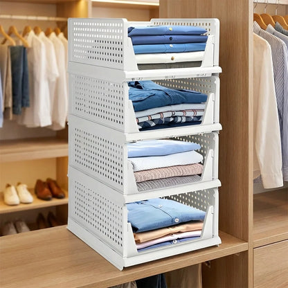 Stackable Foldable Closet Drawers