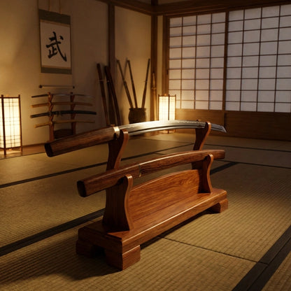 Wooden 2 IN 1 Kitchen Knife Set Stainless Steel Blade