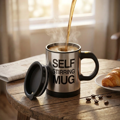 Auto-Stirring Smart Coffee Mug