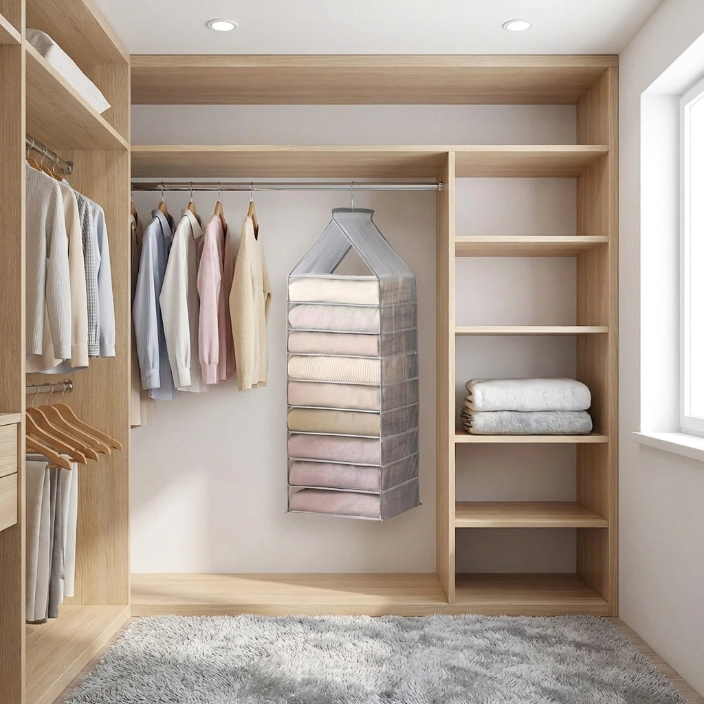 Foldable Hanging Closet Organizer