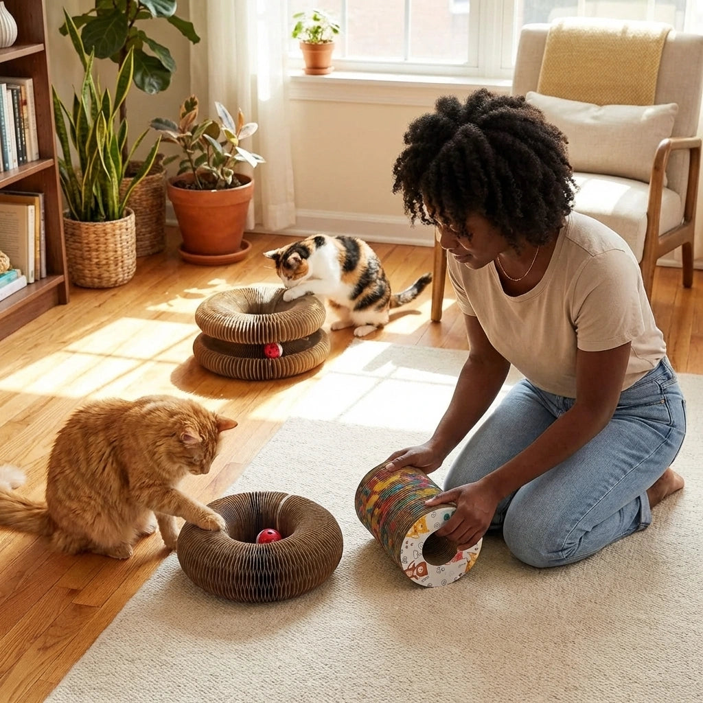 Cat Scratching Board Foldable Cat Scratcher