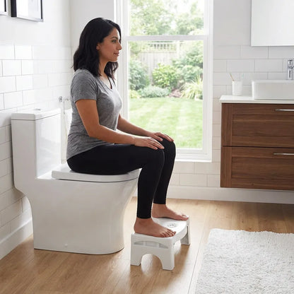Plastic Foldable Anti-Constipation Potty Training Stool with Air Freshener Slot