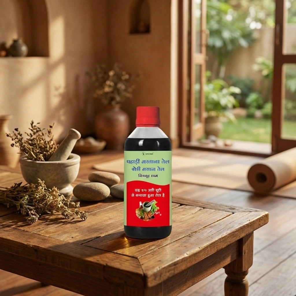 Herbal Body Massage Oil – 280g x 2