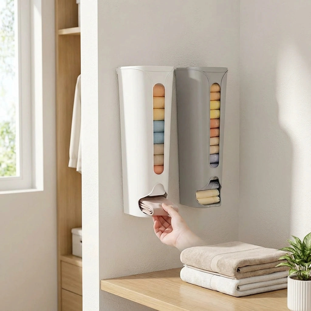Wall-Mounted Cabinet Storage Organizer