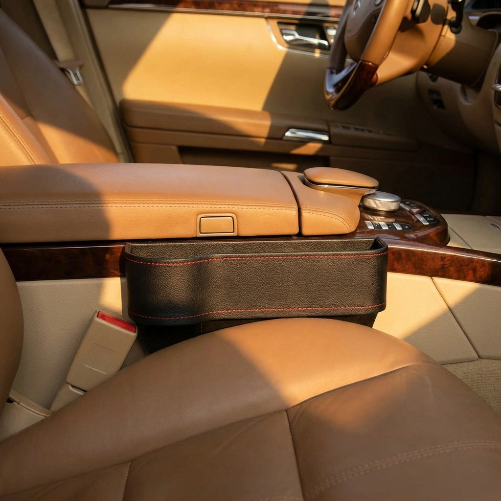 Car Console Side Organizer with Assorted Colour