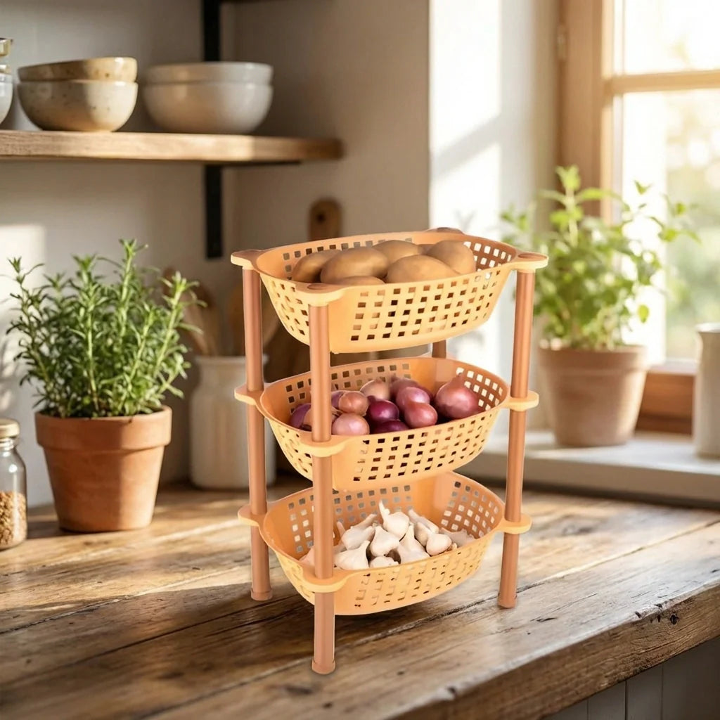 Multipurpose Stackable Storage Baskets