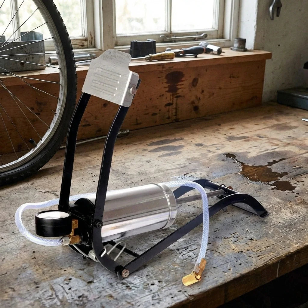 Heavy-Duty Air Foot Pump for Vehicles