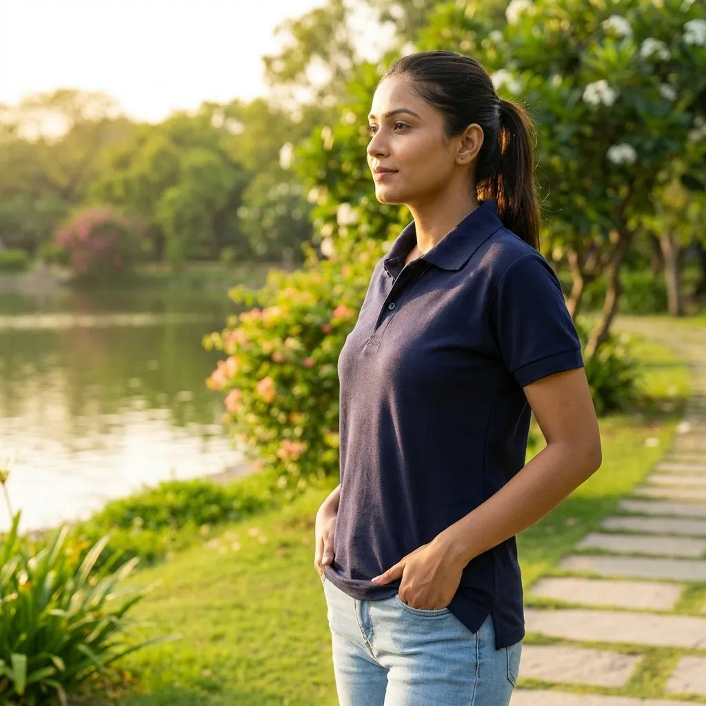 Essential Navy Polo Shirt