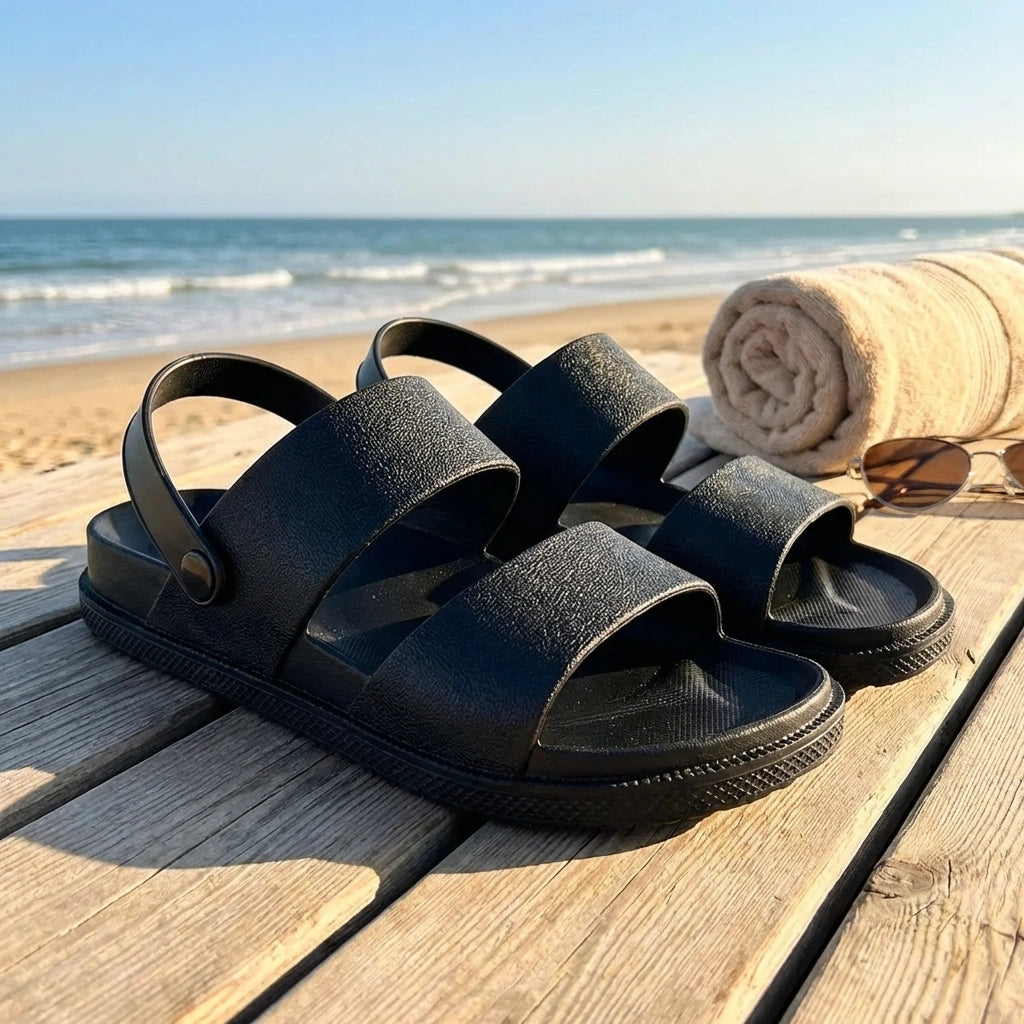 Men's Stylish Breathable Casual Sandal Black