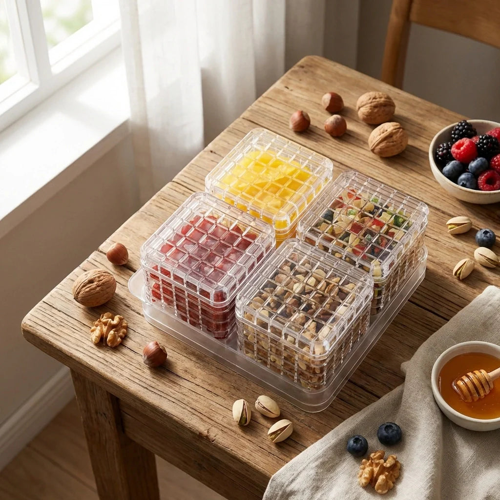 Elegant Airtight Dry Fruit Set