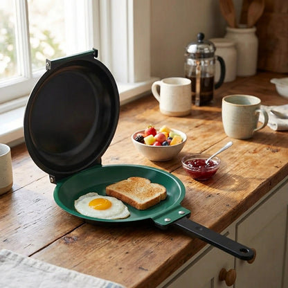 Foldable Double-Sided Nonstick Pan