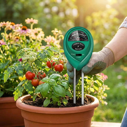 3-in-1 Soil Tester ( Moisture/pH/Light )