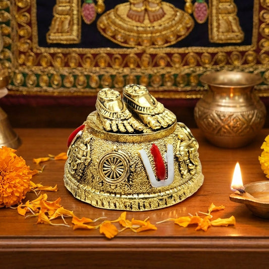 Antique Lord Balaji Charan Paduka