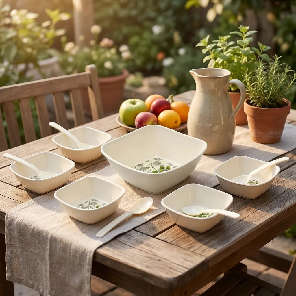 Steel Pudding Set
