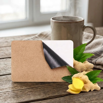 10-Pack Self-Heating Ginger Warming Patches – 8-Hour Gentle Comfort