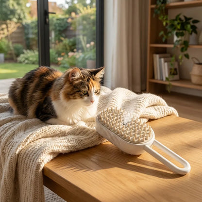 Pet Steam Grooming Brush