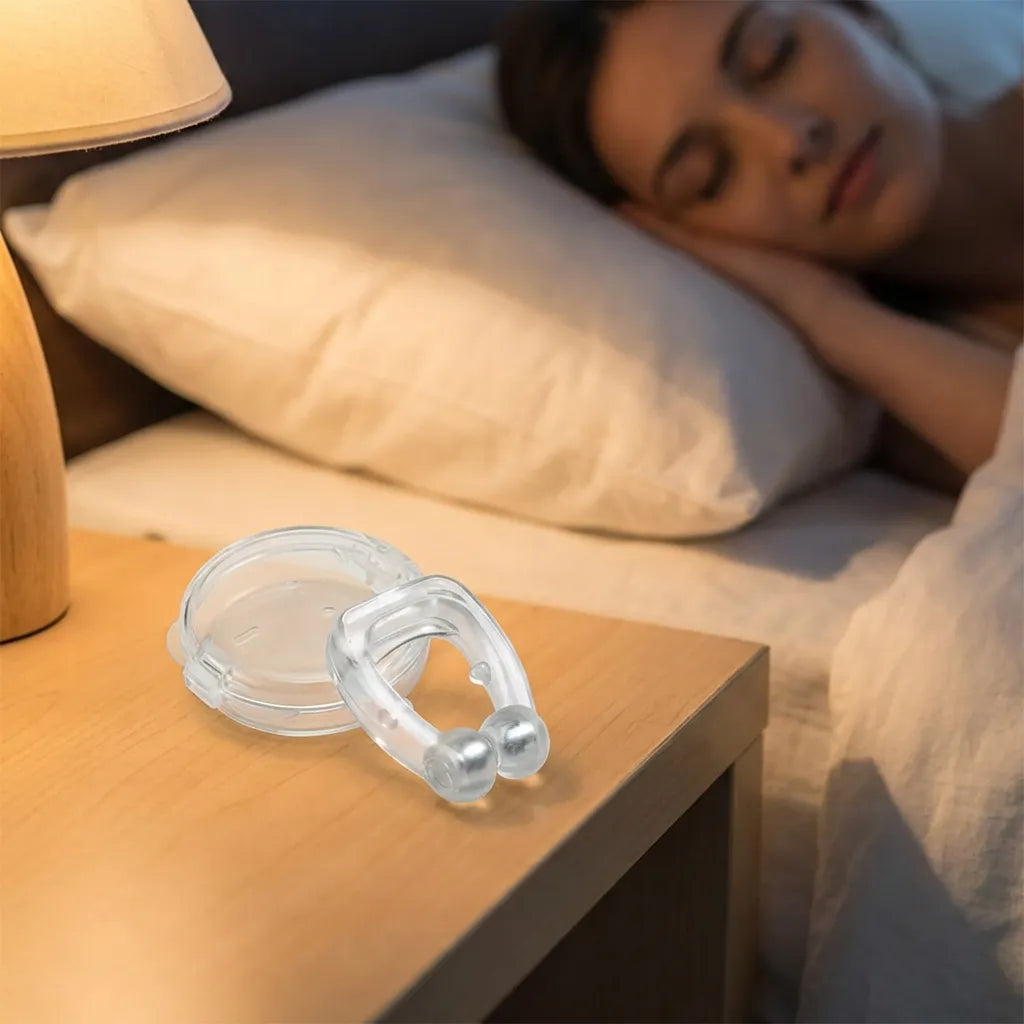 Magnetic Anti Snore Reusable Nose Clip (Pack of 4)