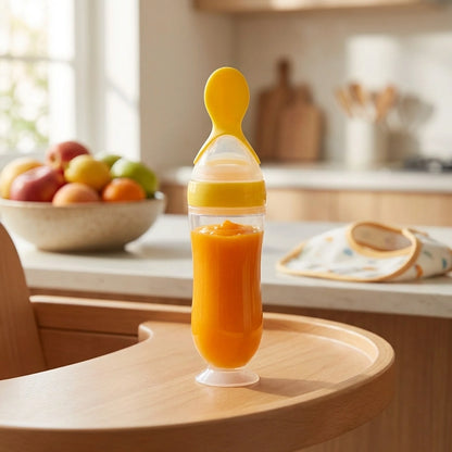 Premium Baby Food Squeeze Feeder Spoon