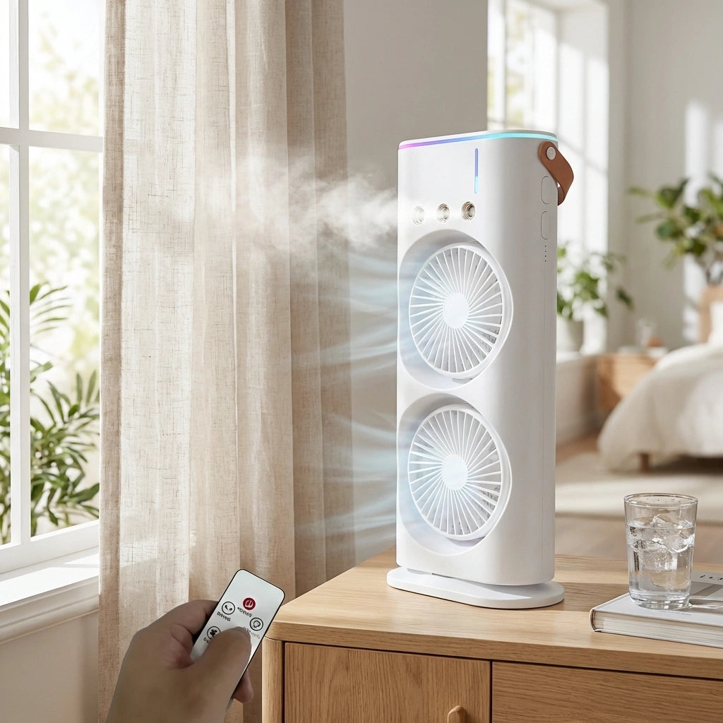 Portable Mist Cooling Fan