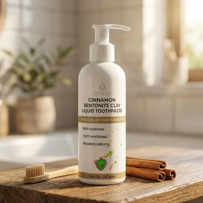 Cinnamon Bentonite Clay Liquid Toothpaste 100 ml Pack of 1