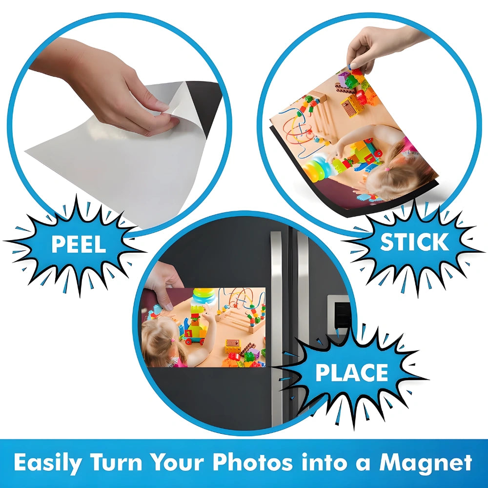 Strong Magnetic Adhesive Sheets