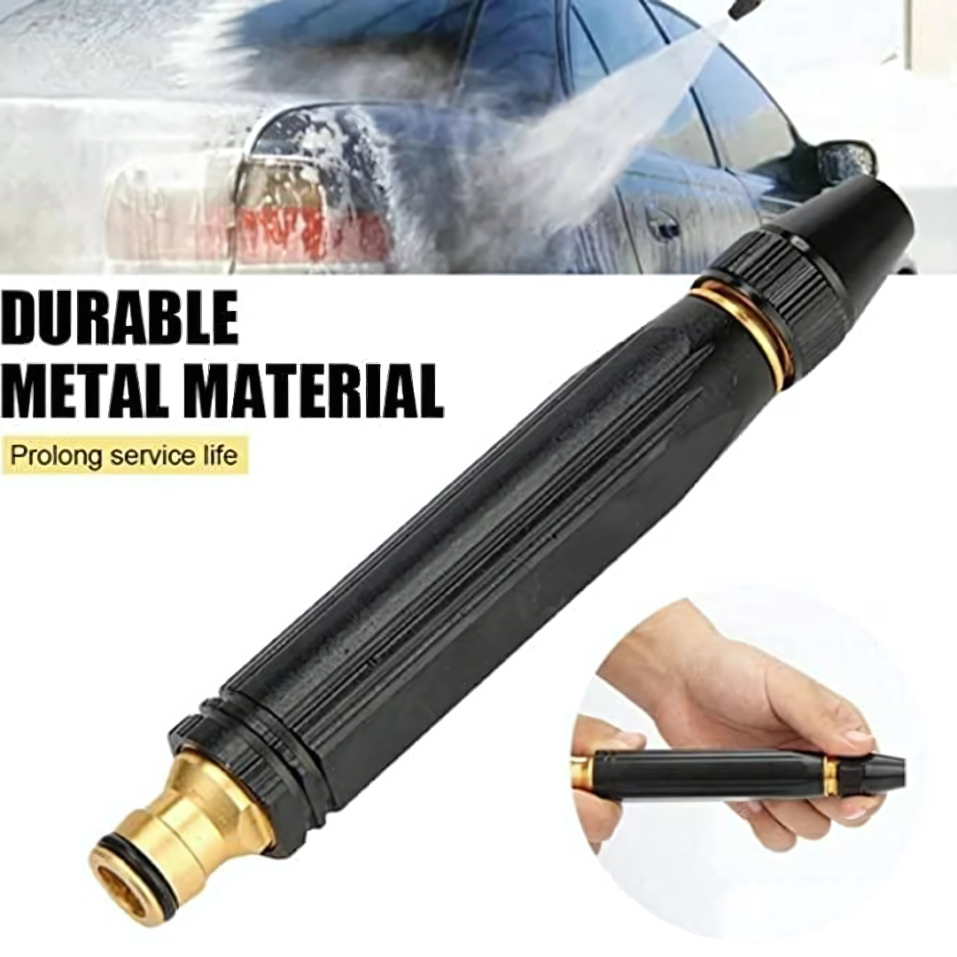 Portable High Pressure Water Nozzle (Black)