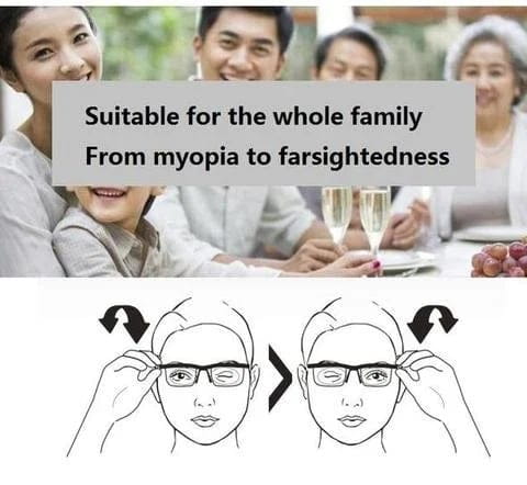 Flex focus adjustable glasses