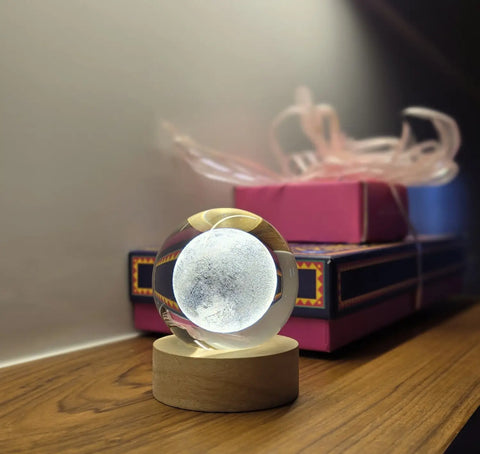 3D Crystal Lamp Ball (Assorted Design)