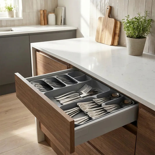 1 Pc Cutlery Tray Box Used For Storing