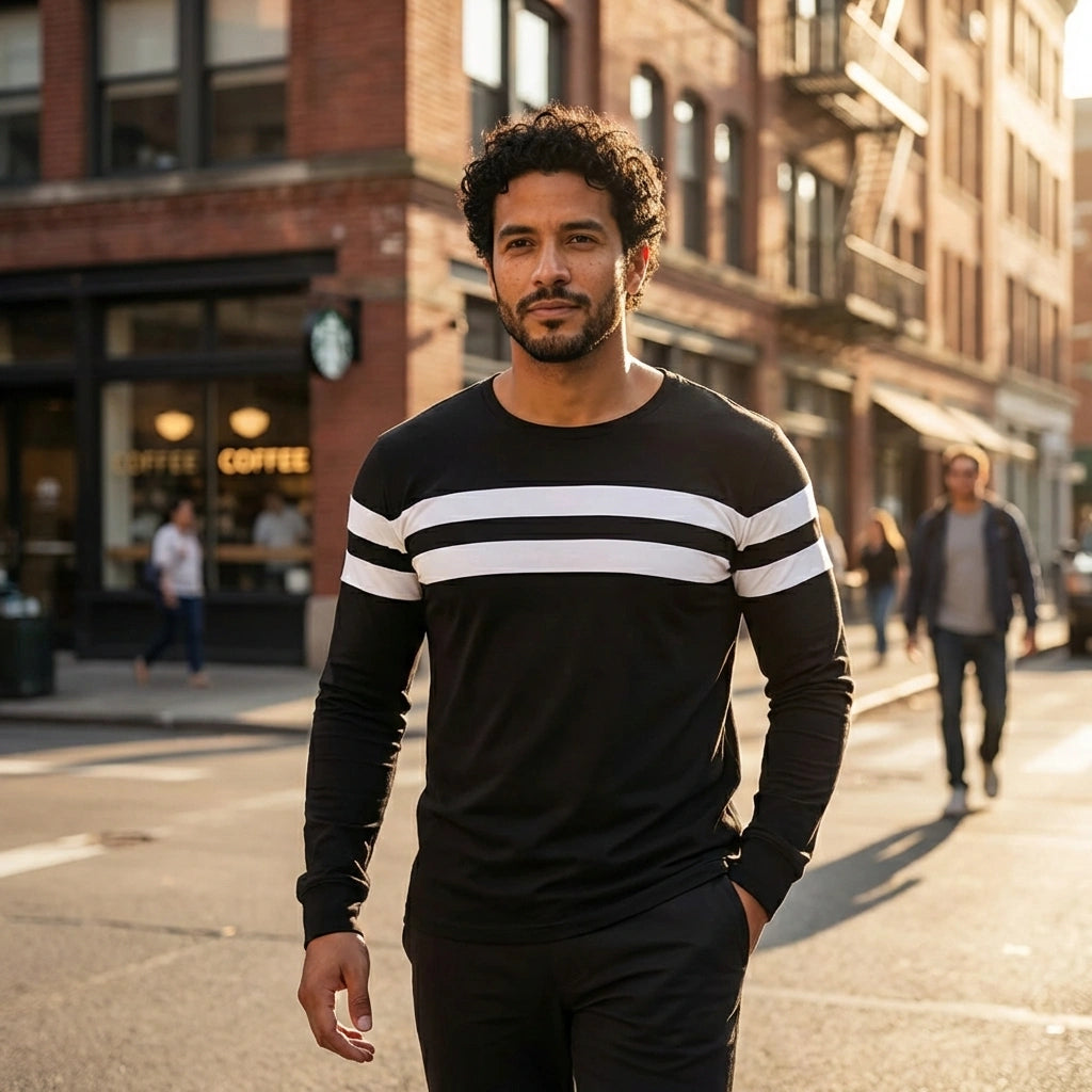 Essential Black Cotton Tees