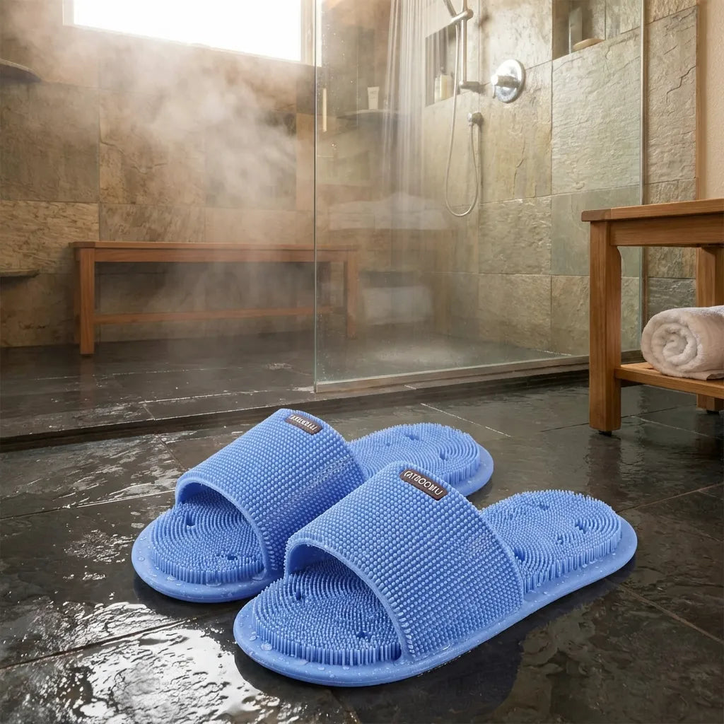 Shower Foot Scrub Slippers