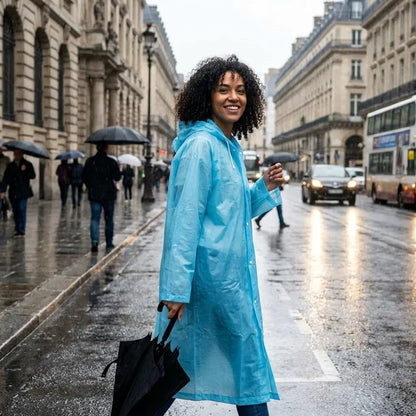 Clear Waterproof Rain Poncho