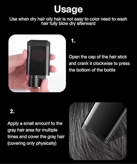 Covering White Hair is Simple and Convenient 20gm
