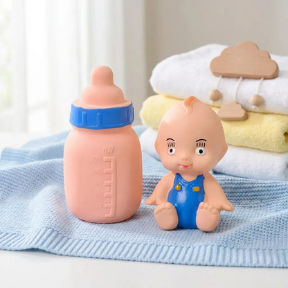 Baby And Bottle Squeeze Chu Chu Fun Toy