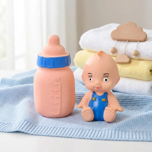 Baby And Bottle Squeeze Chu Chu Fun Toy