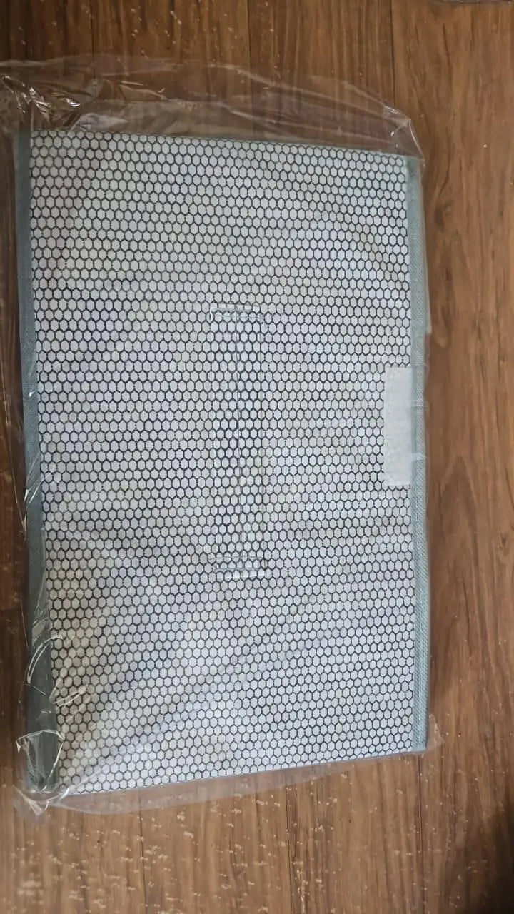 Foldable Non Woven Big and Small Storage Basket Bins Wardrobe Closet Organizer (Pack of 2)