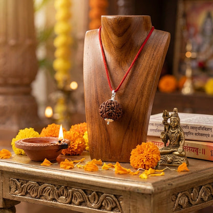 Maha SHivratri Combo - 5 Mukhi Rudraksha With Bracelet