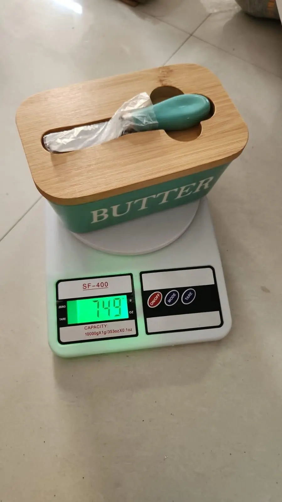 Ceramic Butter Dish with Lid