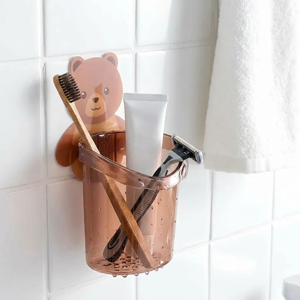 Wall-Mount Toothbrush Holder (2-Pack)