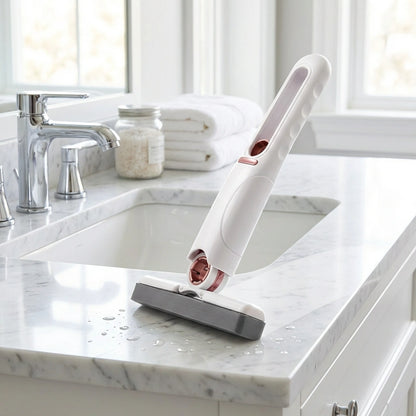 Compact mini mop with 2 sponge