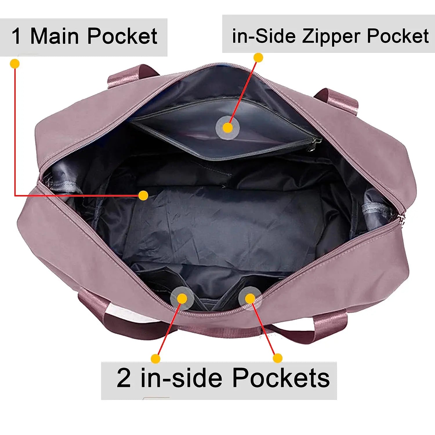 Foldable Polyester Travel Duffel Bag