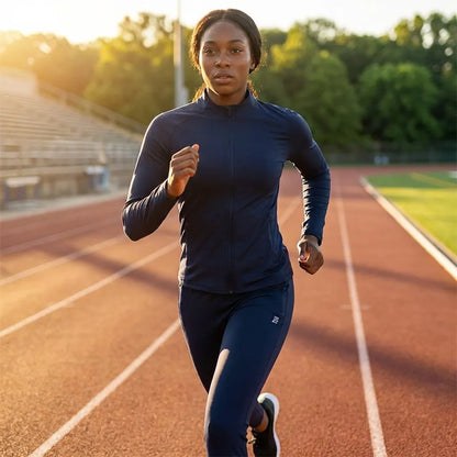 Unisex Work Out Solid Track Suit