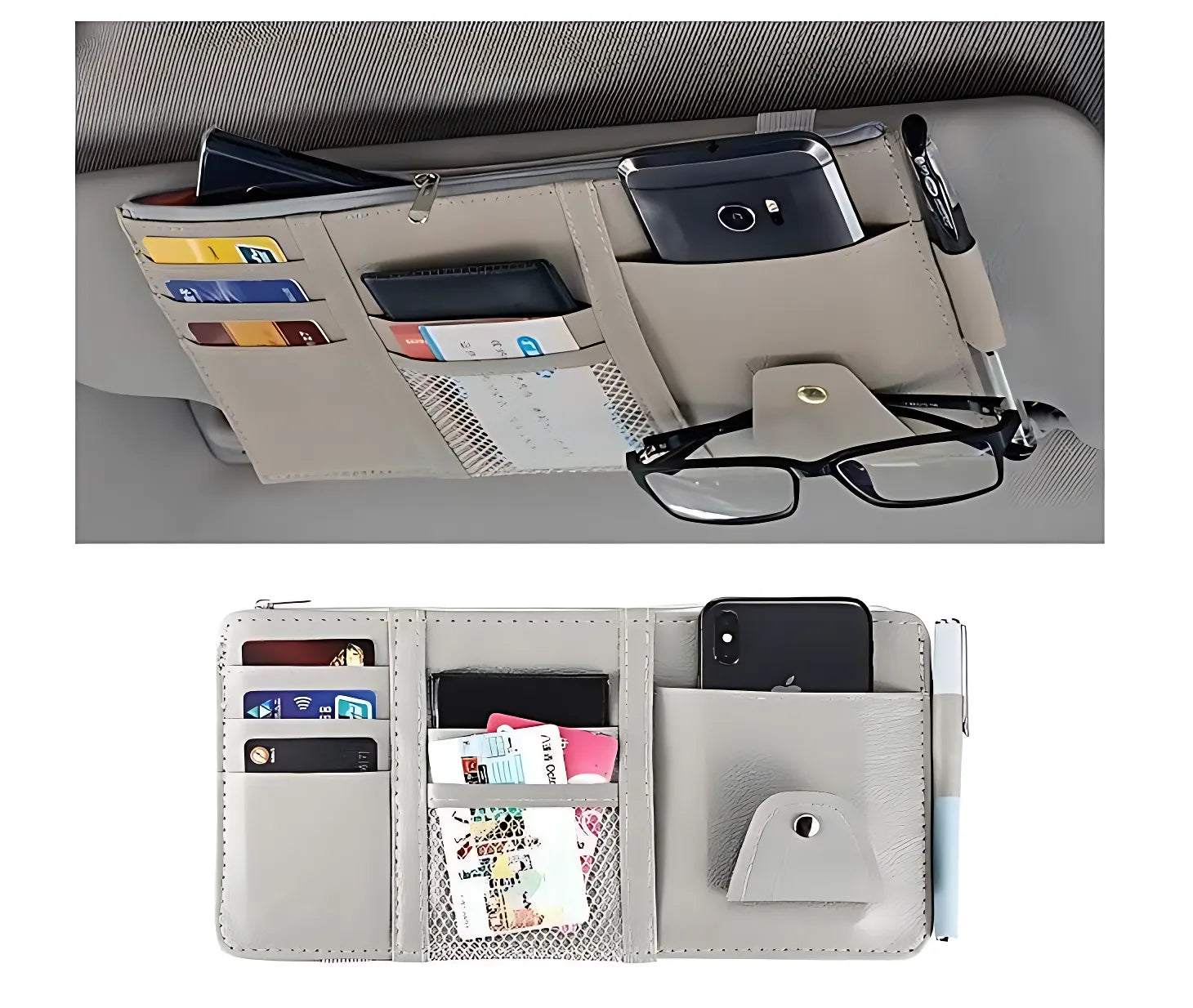 Car Visor Organizer Pouch
