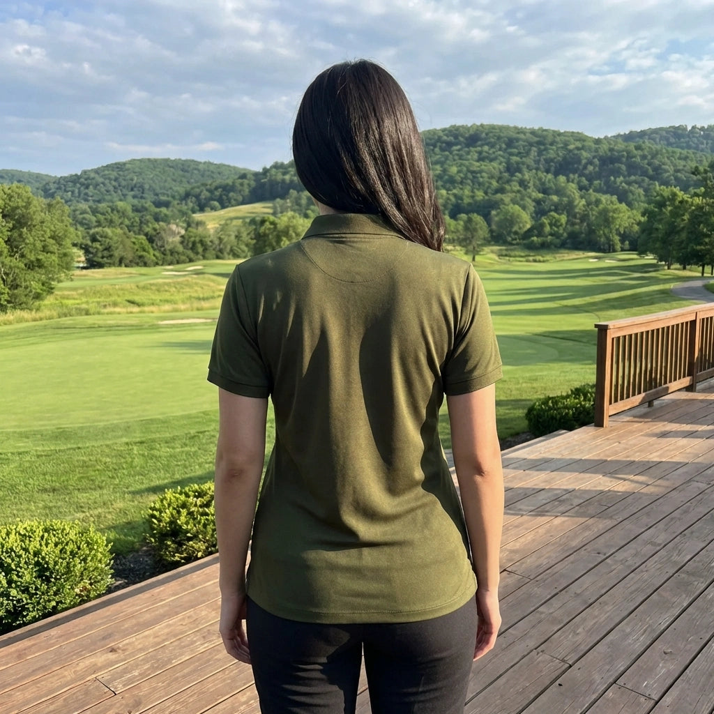 Bottle Green Polo Tee