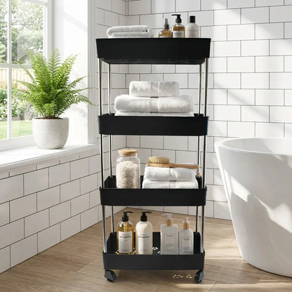 4-Layer Rolling Storage Cart