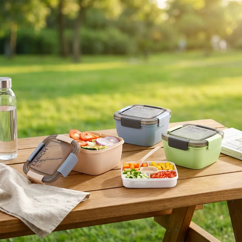 4-Compartment Lunch Box